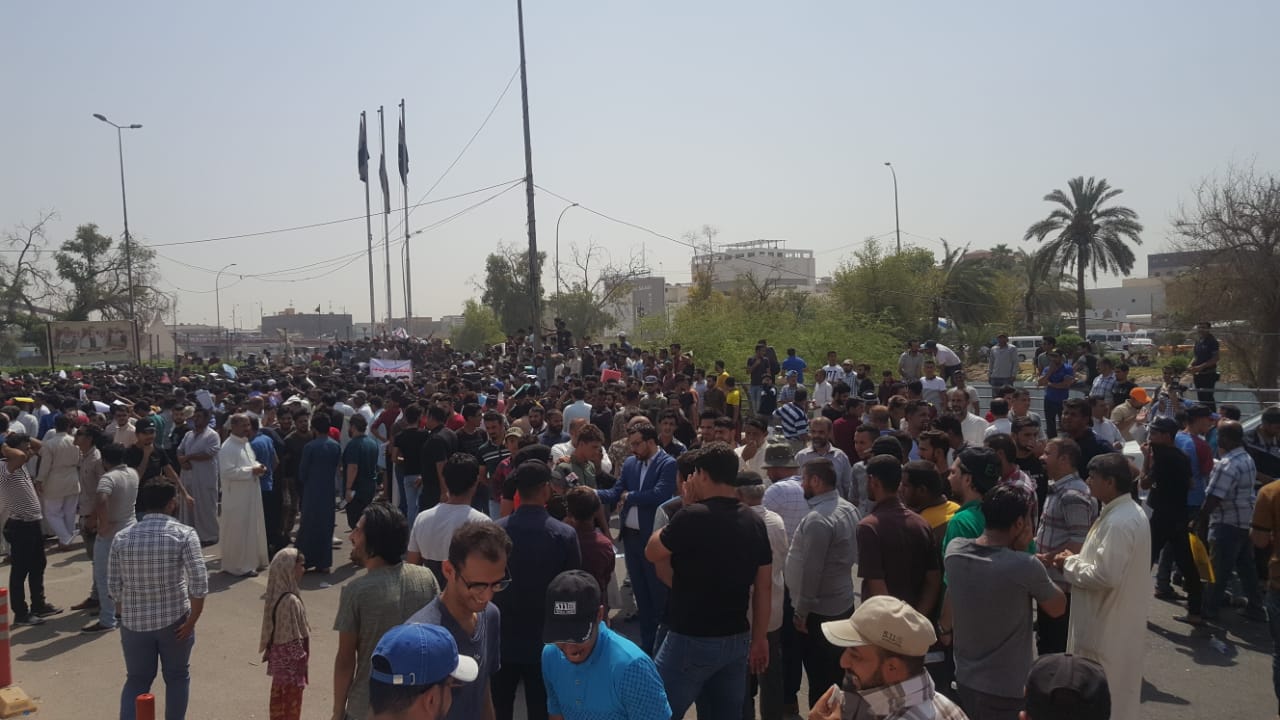 Source: More than 70 casualties among demonstrators in Basra