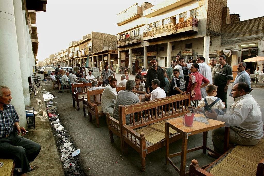 صورة شمسية مقاهي الكورد الفيلية في بغداد