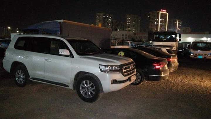 27  vehicles seized in Erbil for violating the curfew