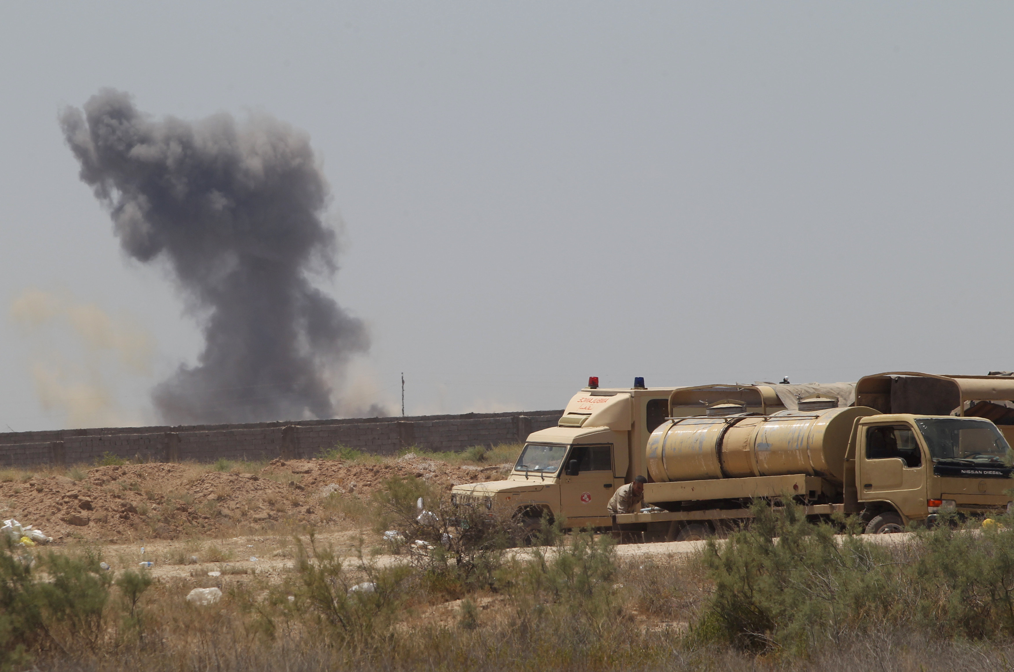 Rocket attack hits American military base near Baghdad