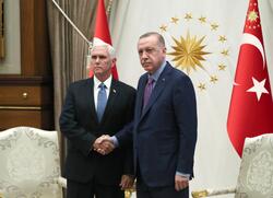 Vice President of the United States announces Turkish military operation in northern Syria stopped