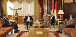 Barzani talks about several files with Fayyad in Erbil