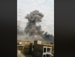 فيديو للحظة انفجار الكدس في العاصمة بغداد