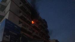 اندلاع حريق في بغداد والدفاع المدني يهرع لانقاذ المحاصرين