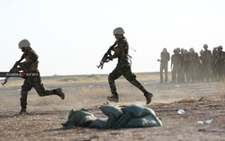 إصابة جندي عراقي برصاص قناص قرب بغداد