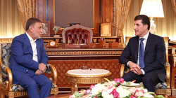 رئيس إقليم كوردستان والشابندر يبحثان أوضاع العراق وسوريا