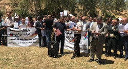 صور .. معلمون وتدريسيون كورد يتظاهرون في كركوك ويطالبون بنقل ملاكتهم على بغداد