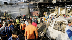 Motorcycle explosion targets a market in Tuz Khurmato