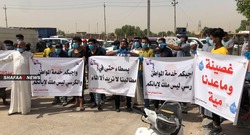 ازمة الماء تدفع البصريين للإحتجاج ومطالبة للإطاحة بأول مسؤول