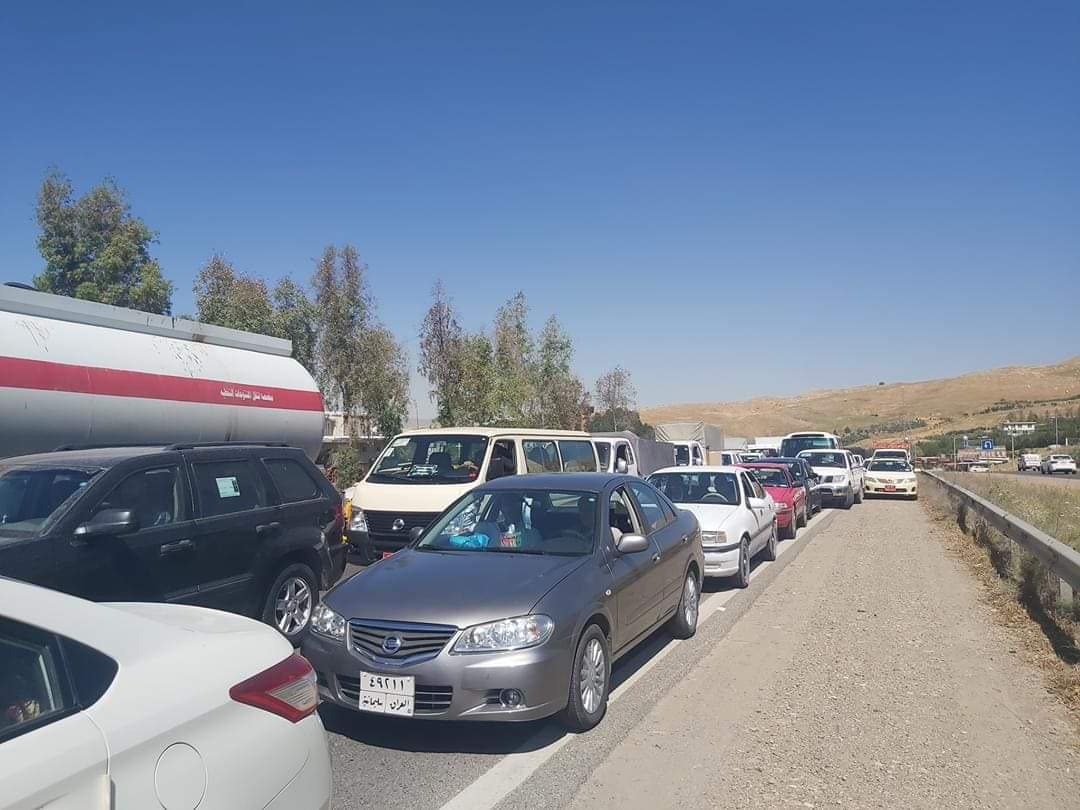 بالصور.. اغلاق طرق وتشديد الاجراءات في كوردستان