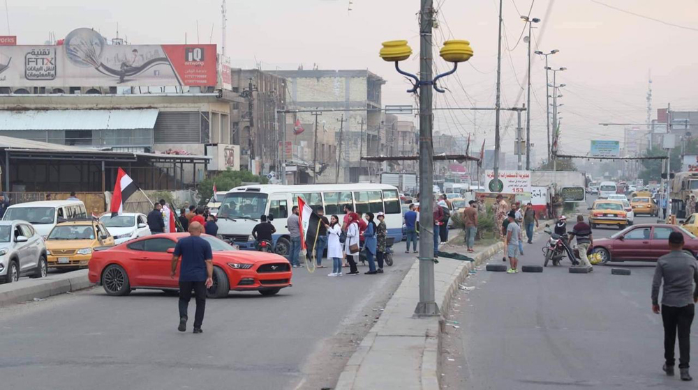 بدء الاضراب العام وغلق عدة شوارع رئيسة في بغداد
