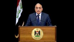 عبدالمهدي يستنكر ادراج أسماء عراقيين بقوائم العقوبات: تقود لنتائج خطيرة
