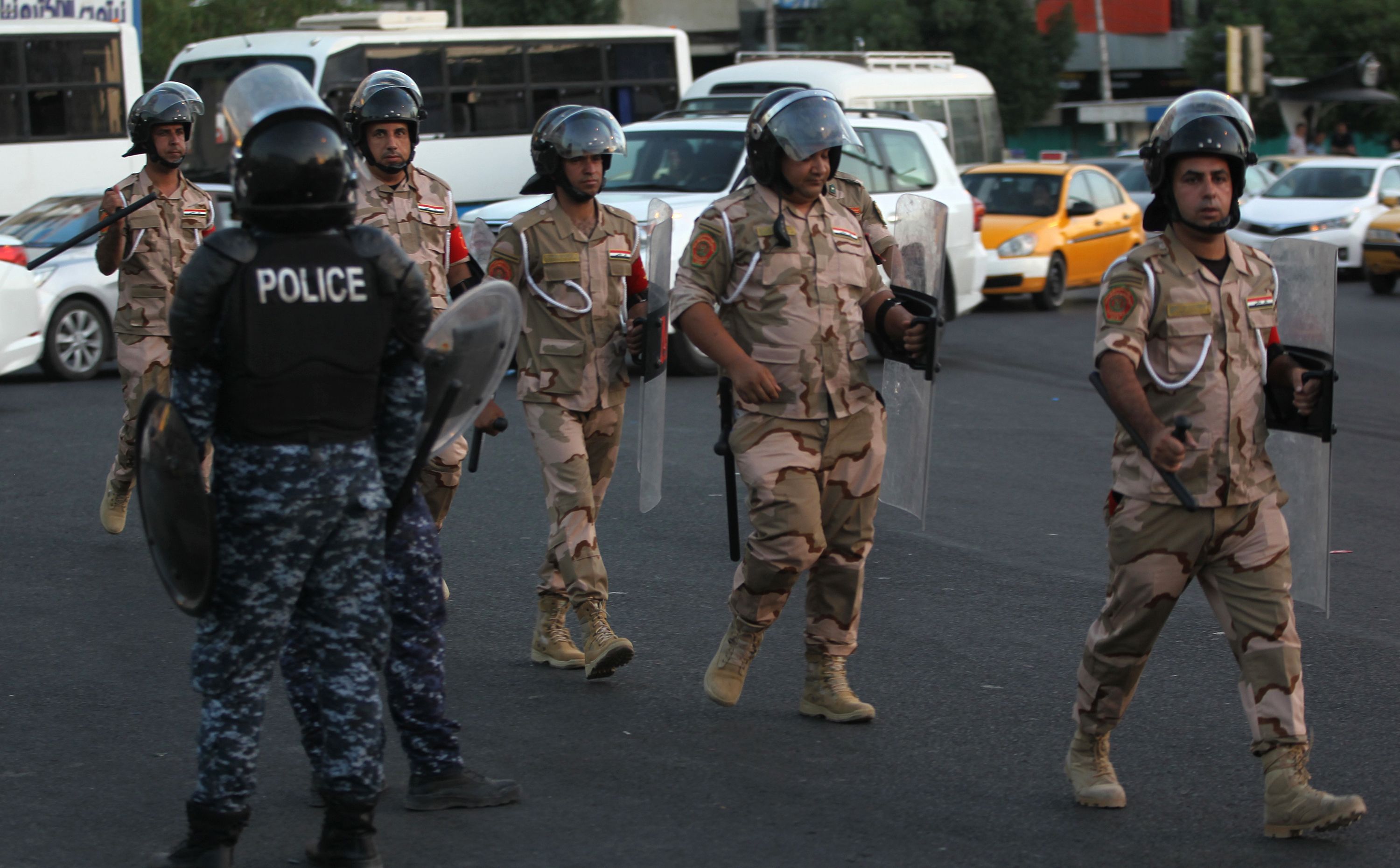 A curfew imposed in Nasiriyah city