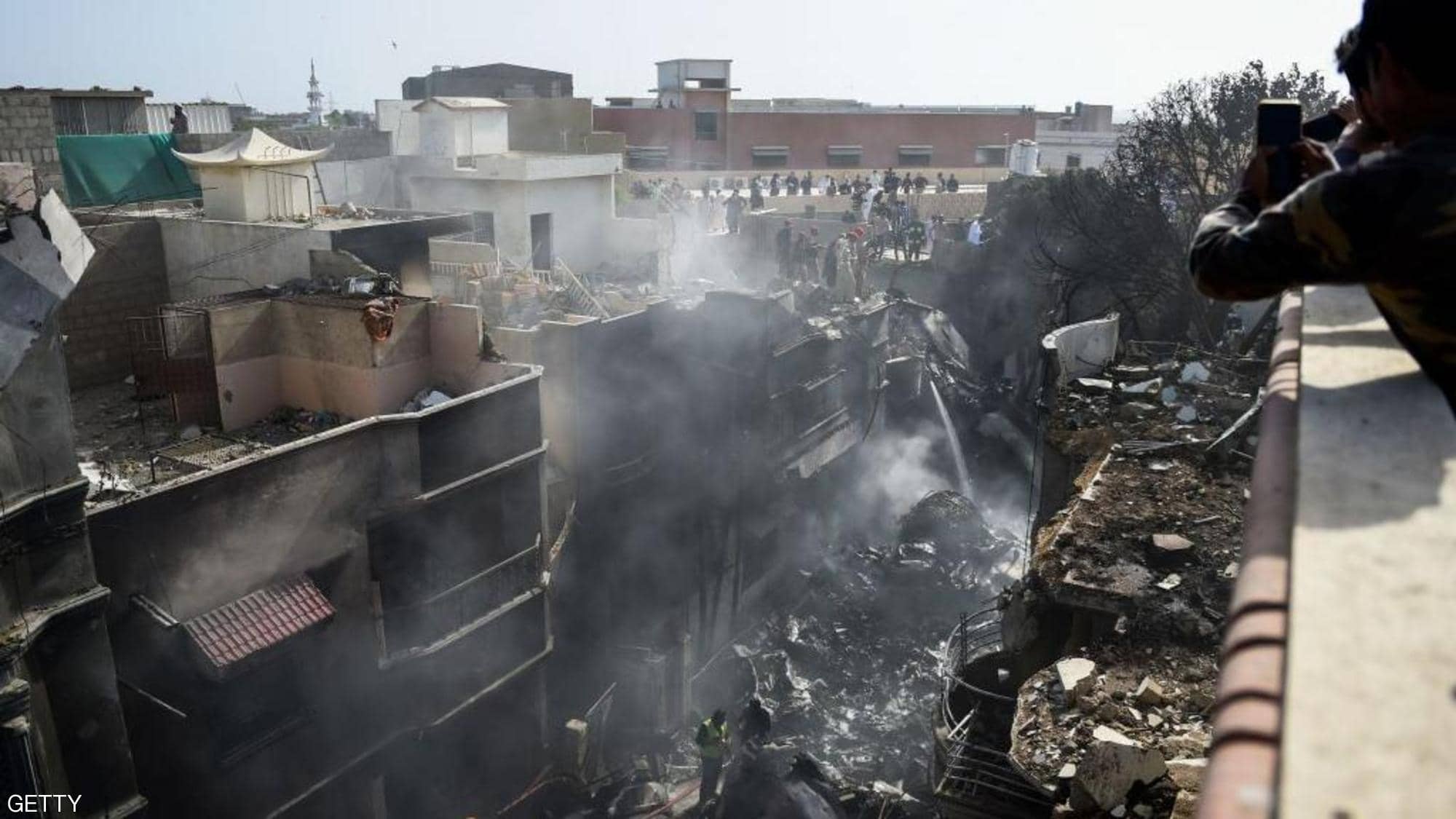 باكستان تعلن حصيلة ضحايا الطائرة المكنوبة