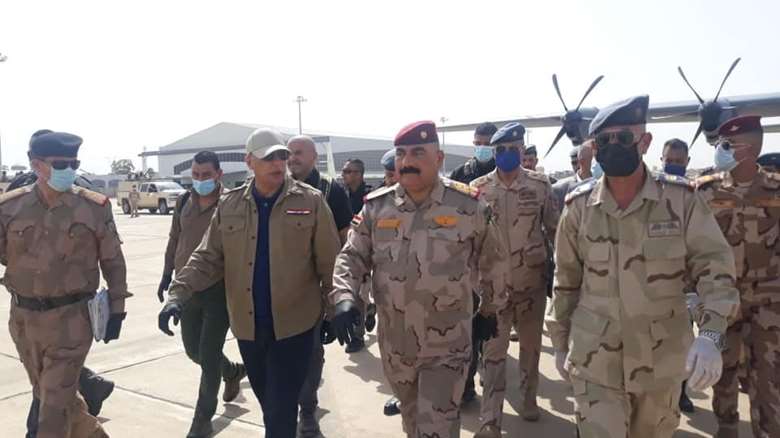 Al-Kadhimi arrives Kirkuk