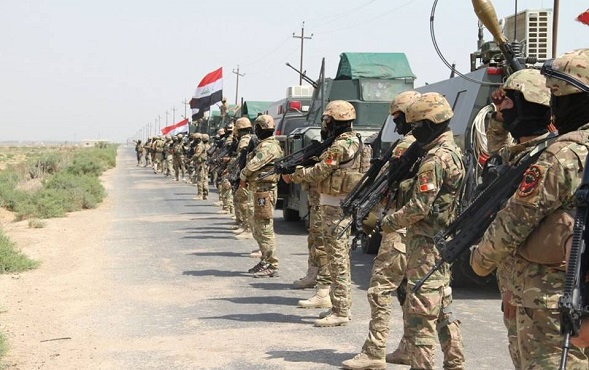 Military reinforcements withdraw from a disputed area