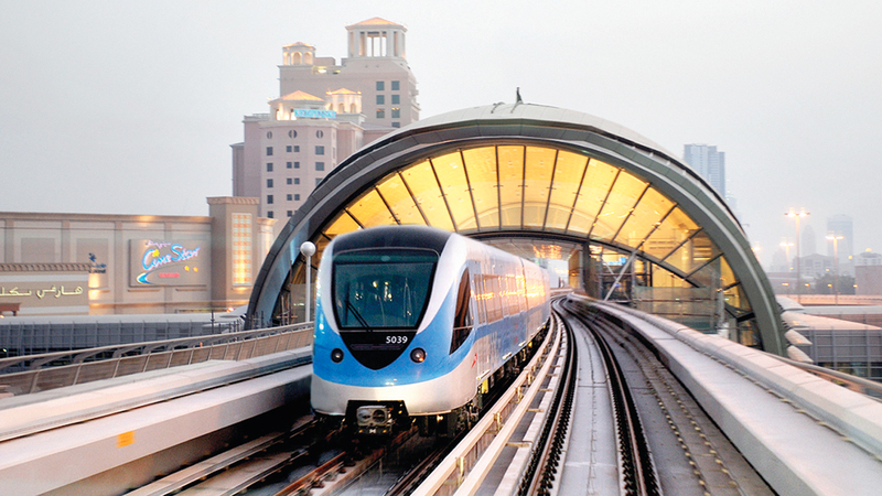 الأمارات تدشن 7 محطات مترو جديدة في دبي