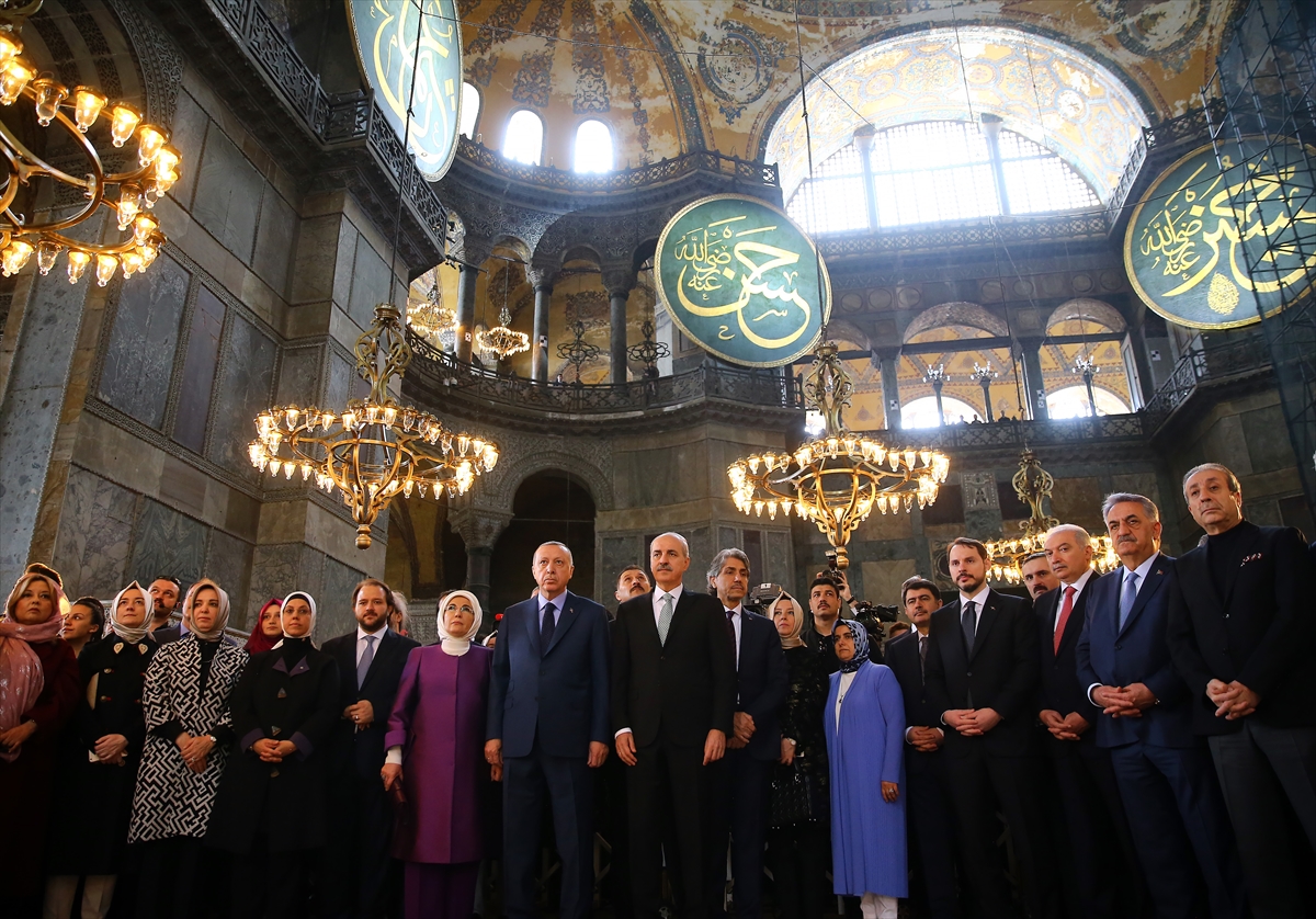 The first Hagia Sophia’s pray in presence of Erdogan