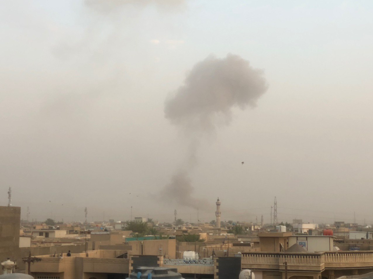 Several Blasts heard in Baghdad