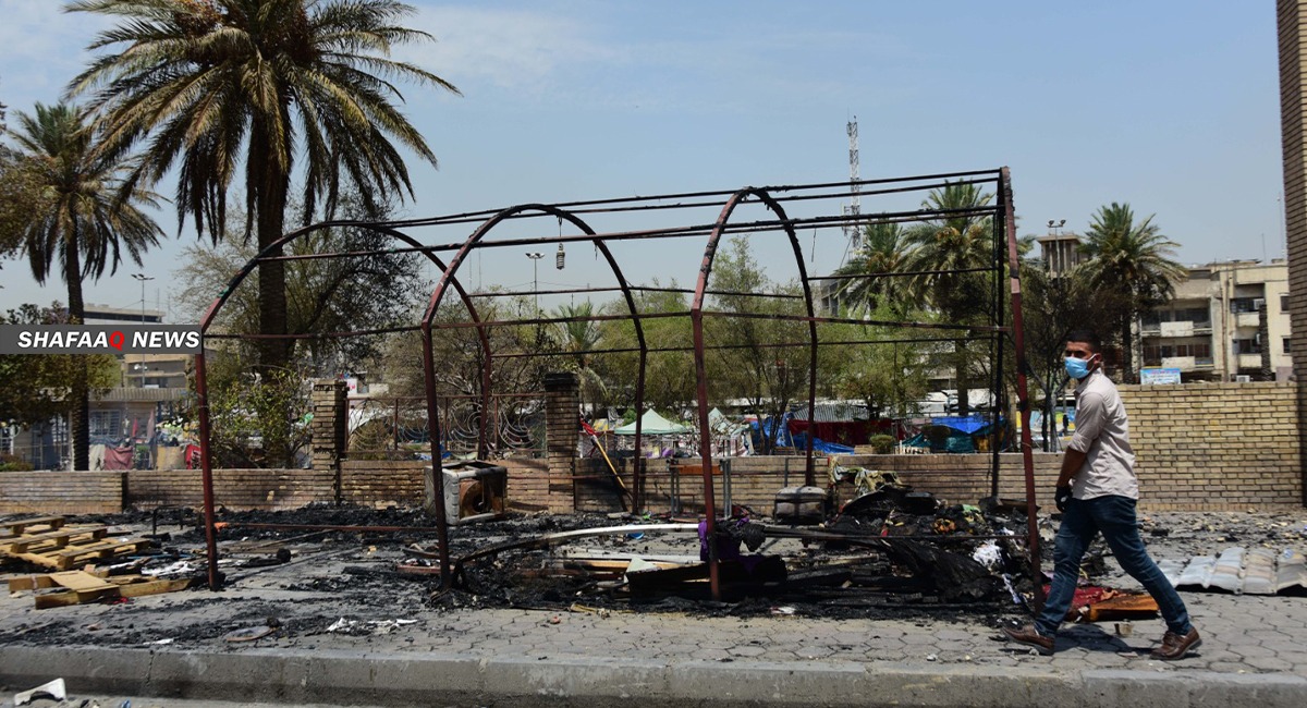  Renewed clashes between protestors and security forces in Baghdad 