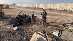 قصف الكاتيوشا يصيب طائرة ومعمل مدافع شمالي بغداد 