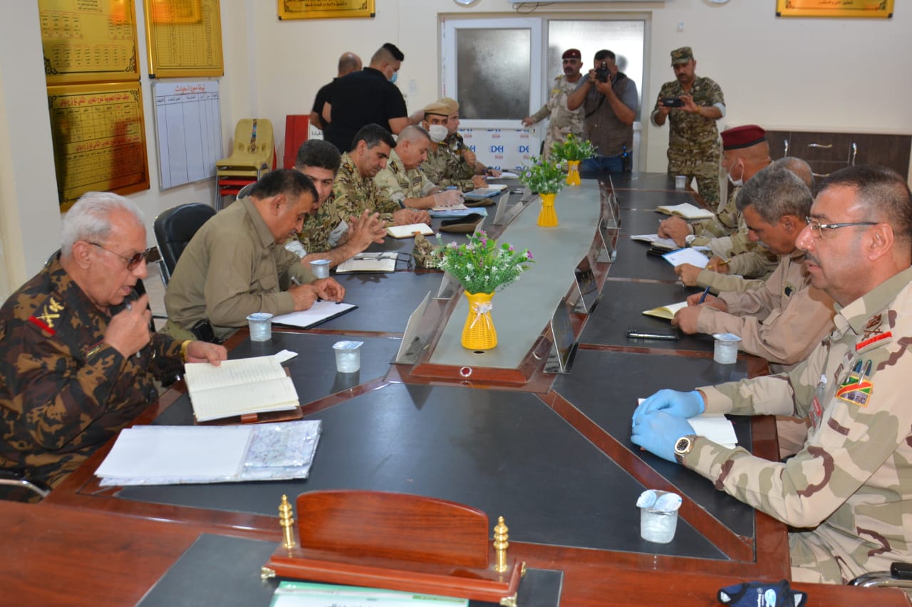 The first security meeting between the Iraqi army and the Peshmerga in Diyala