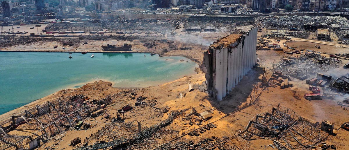 صور من الفضاء.. شاهد كيف تغيرت معالم بيروت