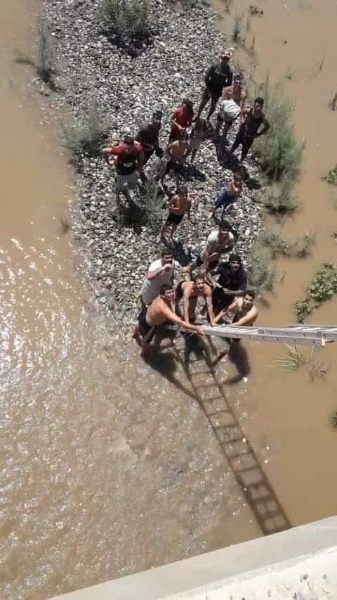 40 citizens besieged in a fload in Kirkuk
