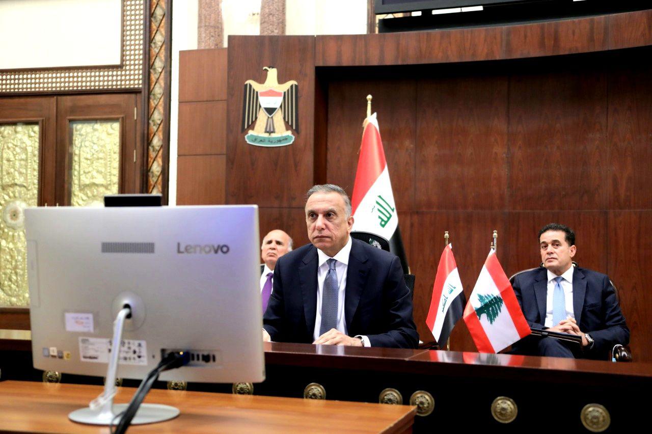 الكاظمي يعلن مزيداً من المساعدات للبنان ويؤشر خطورة الصراع في المنطقة