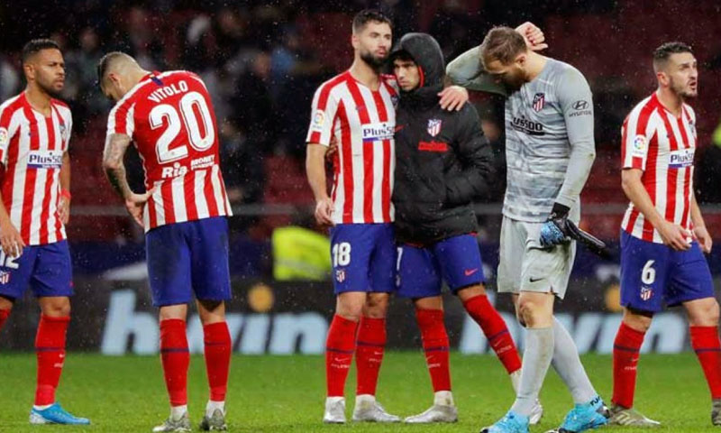 أتلتيكو مدريد يعلن إصابة لاعبيْن بفيروس كورونا
