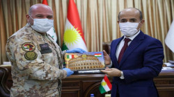 صور.. مراسيم تبديل قيادات إيطالية عليا في كوردستان