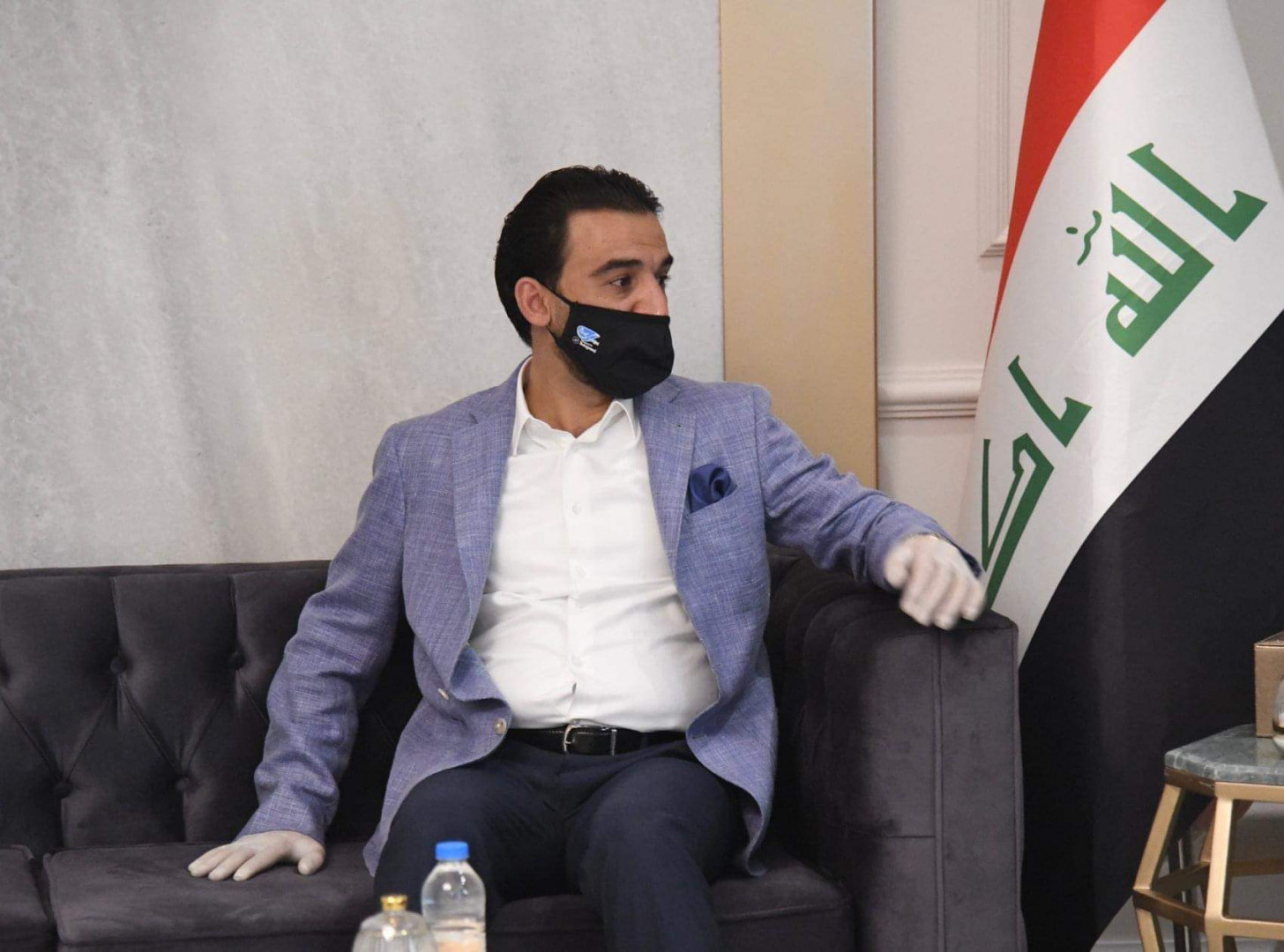 رئيس البرلمان العراقي محمد الحلبوسي يصل إلى أربيل  