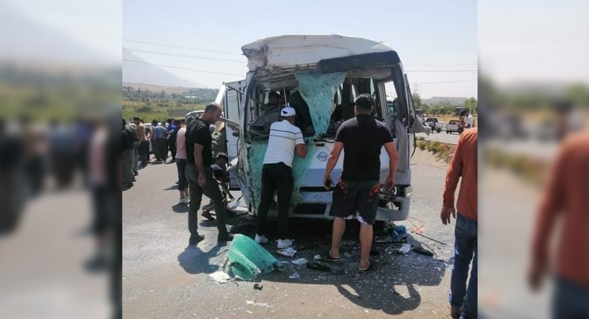 اصابة 15 شخصا بحادث مروع بمنتجع سياحي في السليمانية