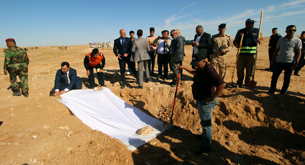 Finding human remains in Baghdad