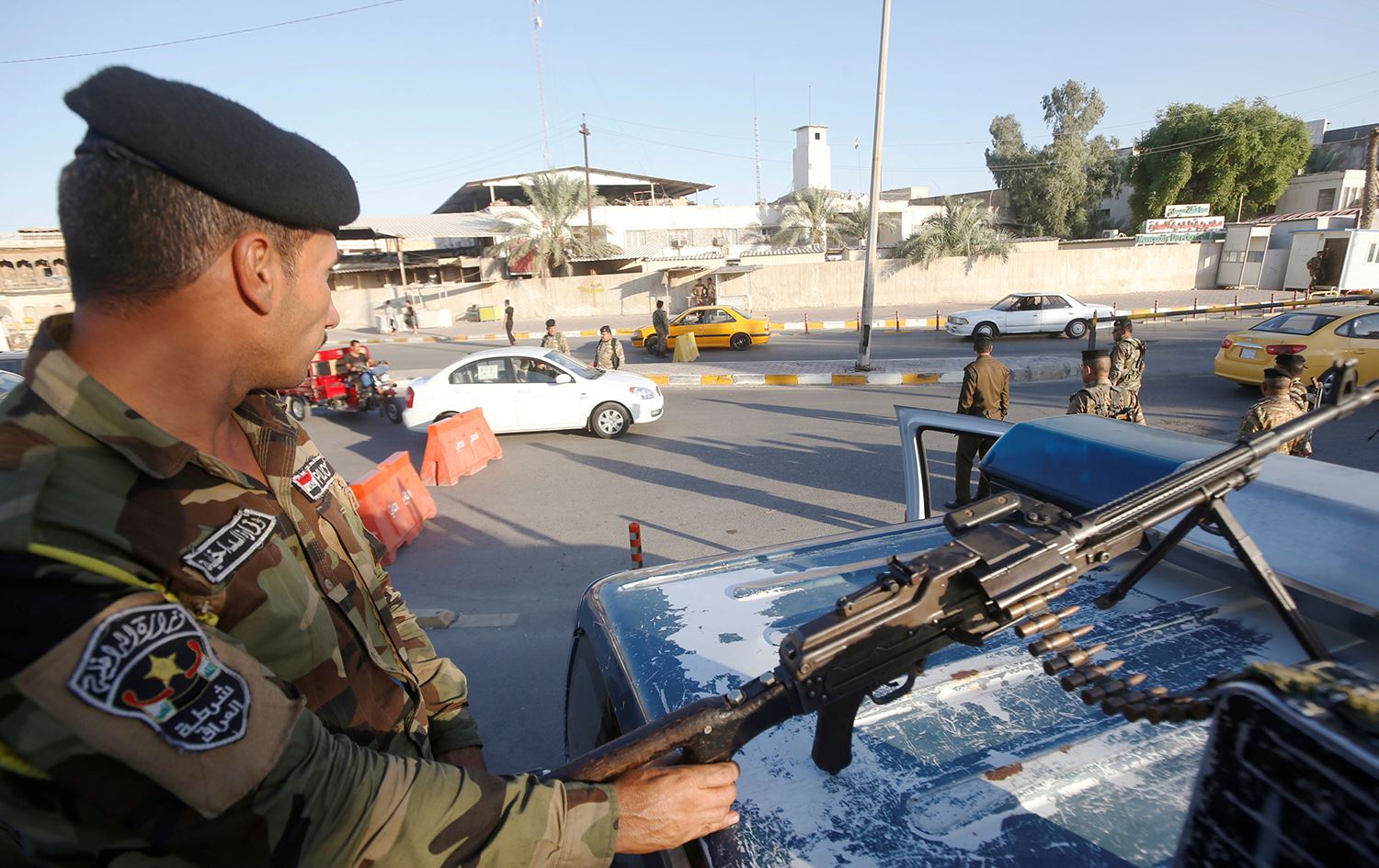 جرح 16 عنصرا من القوات الامنية بهجوم بقنبلة في ميسان جنوبي العراق