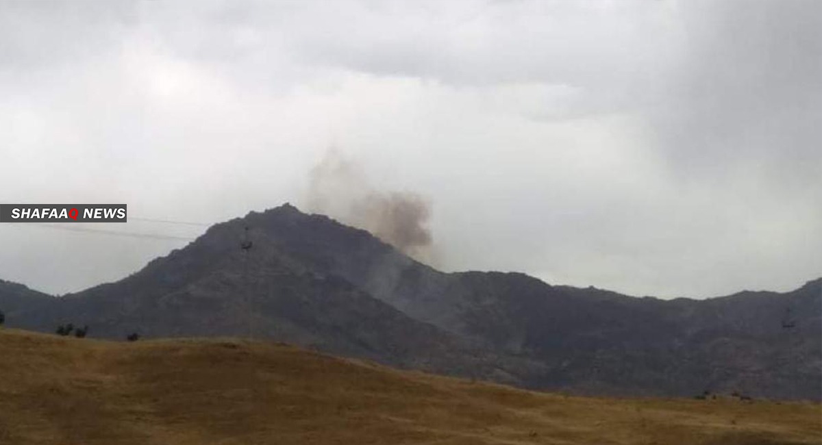 The Turkish army opened fire at three villages north of Erbil 