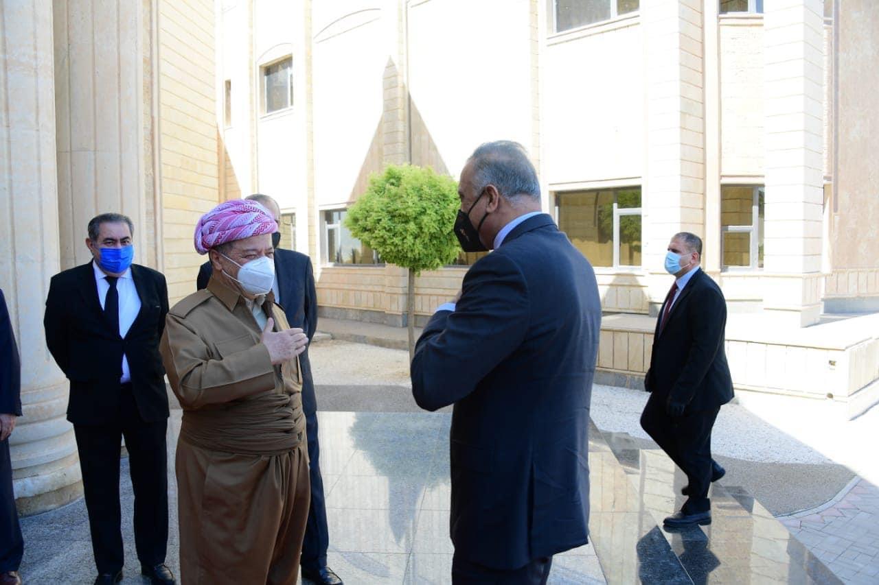 بعد هجوم العماليين.. بارزاني والكاظمي يتفقان على حماية الحدود