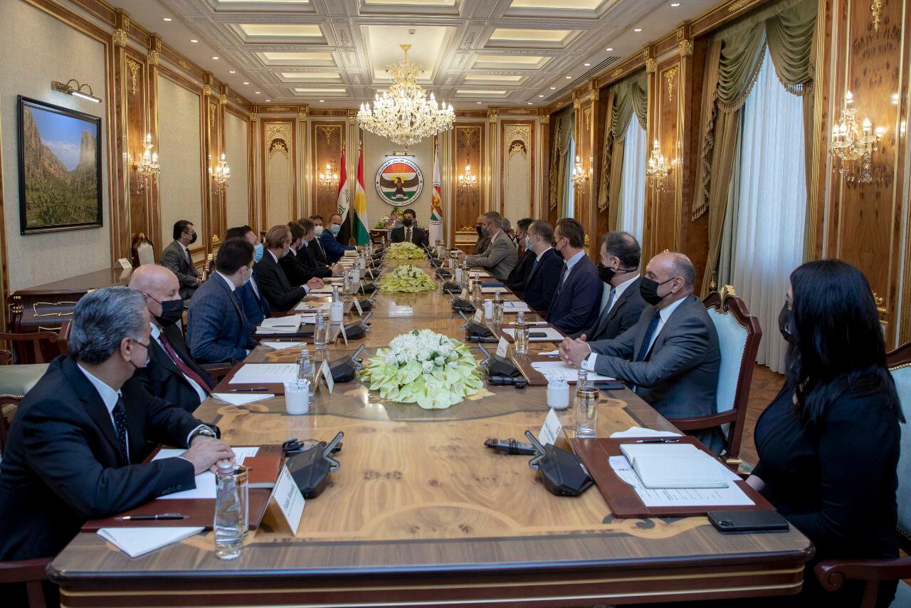 رئيس اقليم كوردستان يؤكد دعمه لحكومة الكاظمي واستقرار العراق