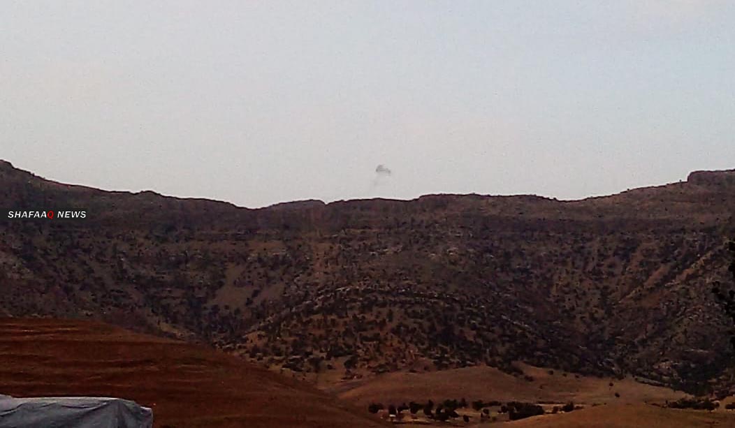 The Turkish army attacks a border area in Kurdistan region 