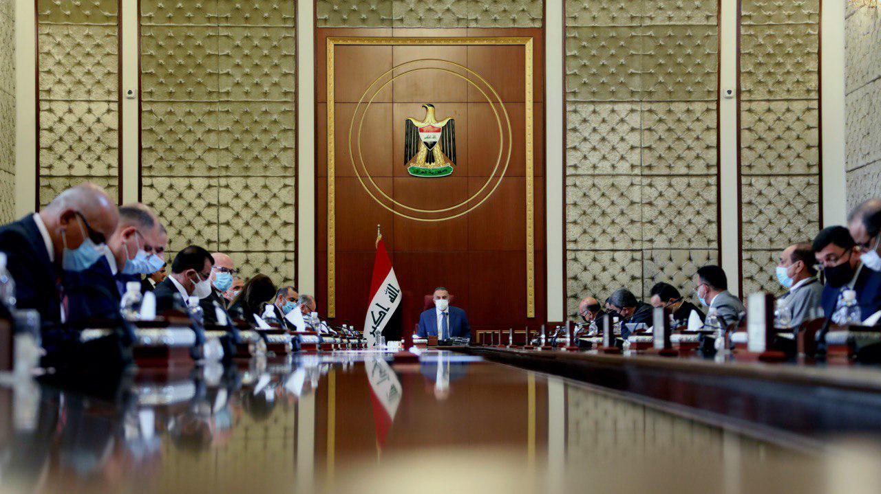 الحكومة العراقية تجتمع برئاسة الكاظمي وتتخذ ثمانية قرارات 