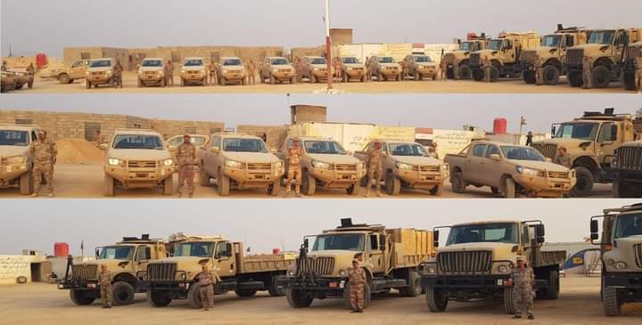 واشنطن تهدي حرس الحدود العراقي 74 شاحنة و40 وحدة سكنية
