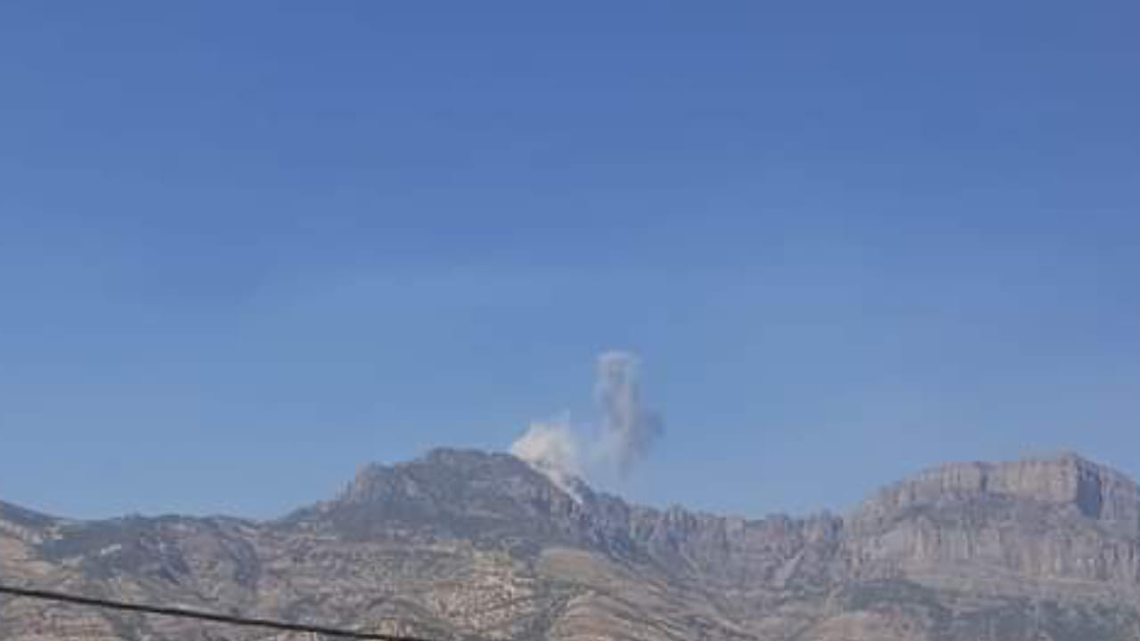 Turkish aircraft bombed Kurdish mountains 