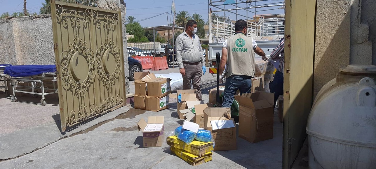 Oxfam distributes 938 health kits in Al-Miqdadiya