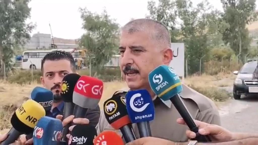 The Peshmerga comments on the incident in the unit 70's headquarters