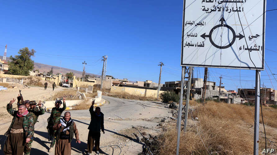 اشتباكات مسلحة بين فصيلين مسلحين إيزيديين في سنجار