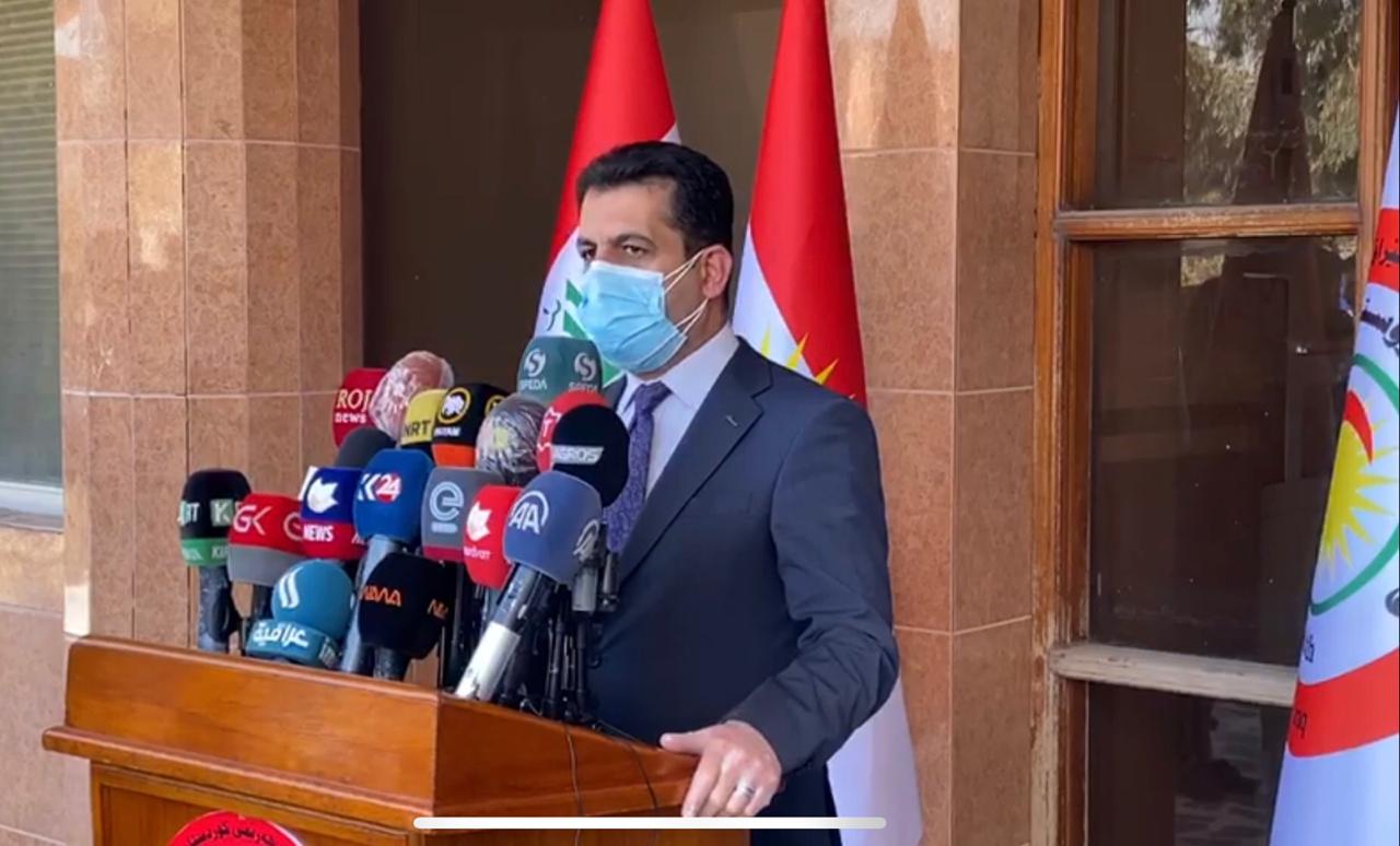 Barzanji to submit a report to the Higher Governmental Committee to confront COVID-19
