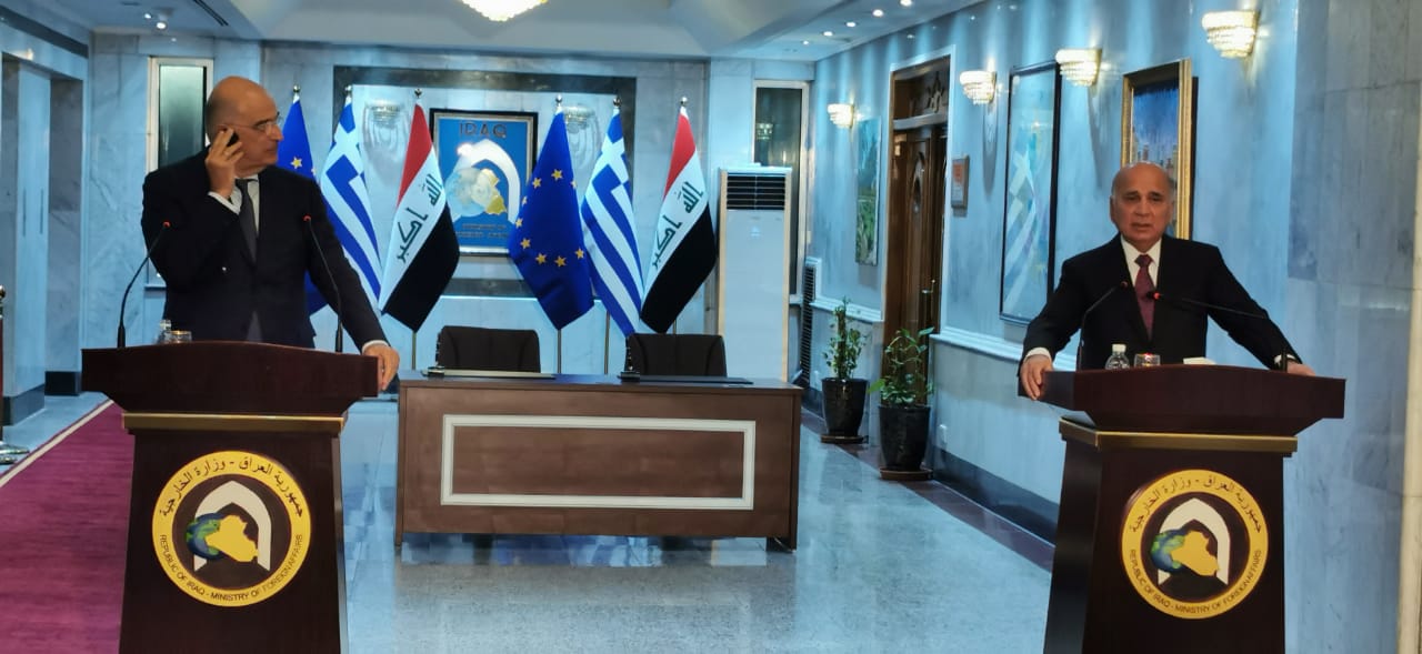 العراق يوقع مذكرتي تفاهم مع اليونان والاخيرة تفتتح قنصلية لها في أربيل
