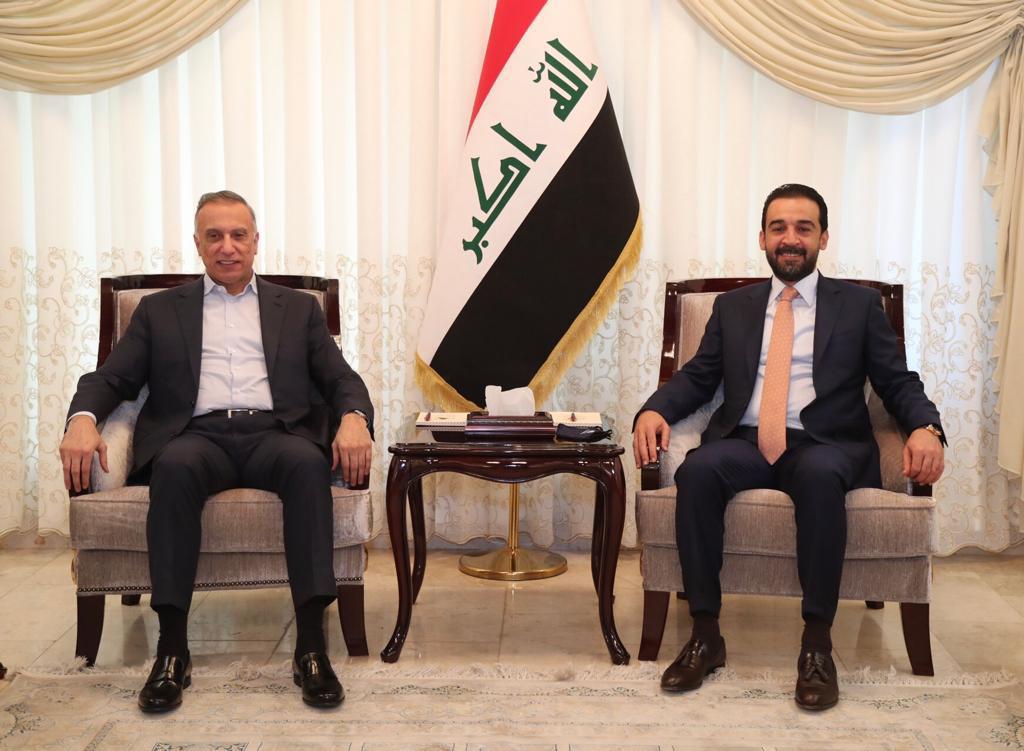 Al-Halbousi receives Al-Kadhimi to discuss the country's latest developments