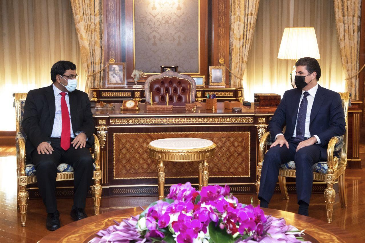 Nechirvan Barzani invites Indian companies to invest in Kurdistan region