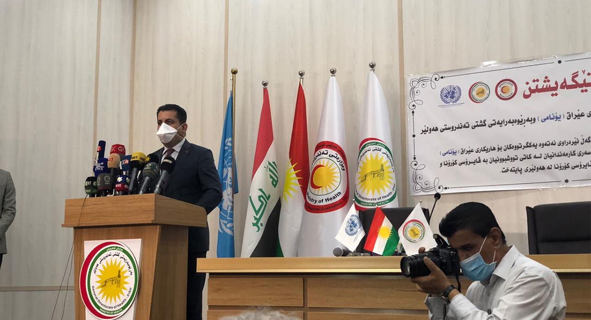 UNAMI signs a memorandum on COVID-19 with Kurdistan